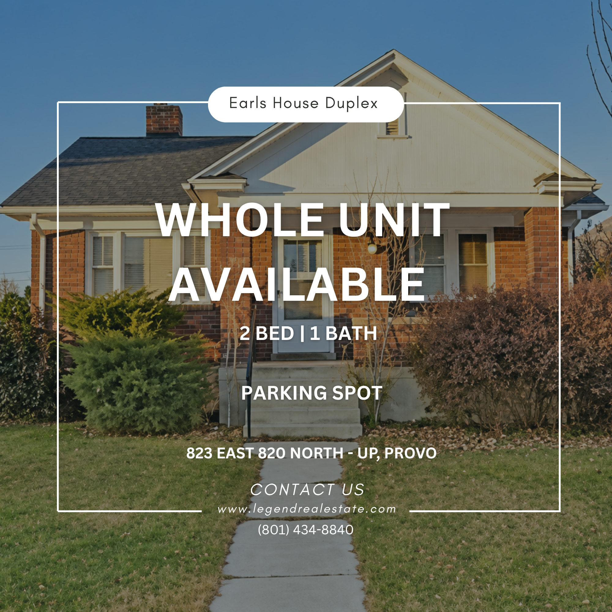 823 East 820 North - Up
